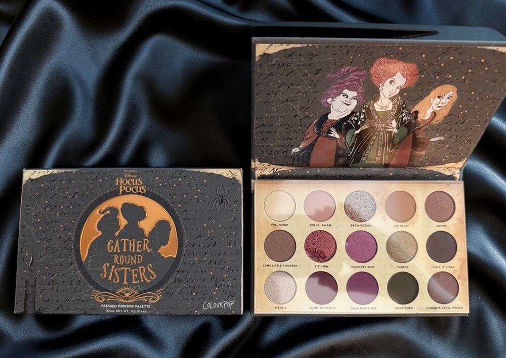 COLOURPOP x Disney Hocus Pocus Gather Round Sisters Eye Shadow Palette *READ